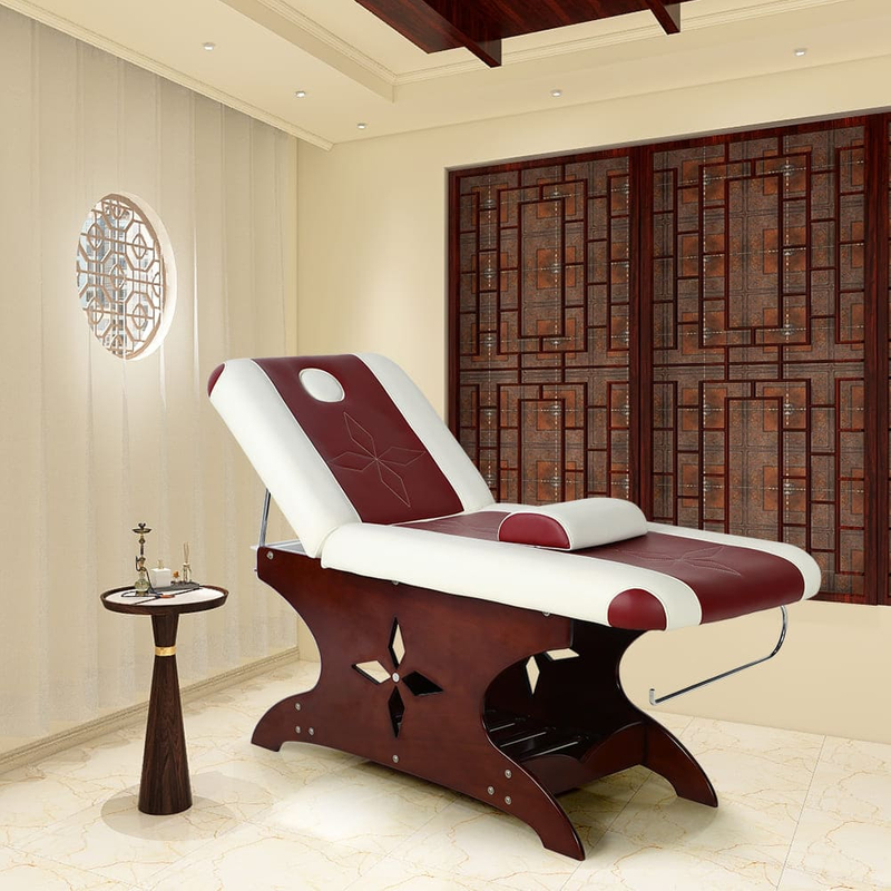 Thai-Massageliege aus Holz, Spa-Behandlungsliege – Kangmei