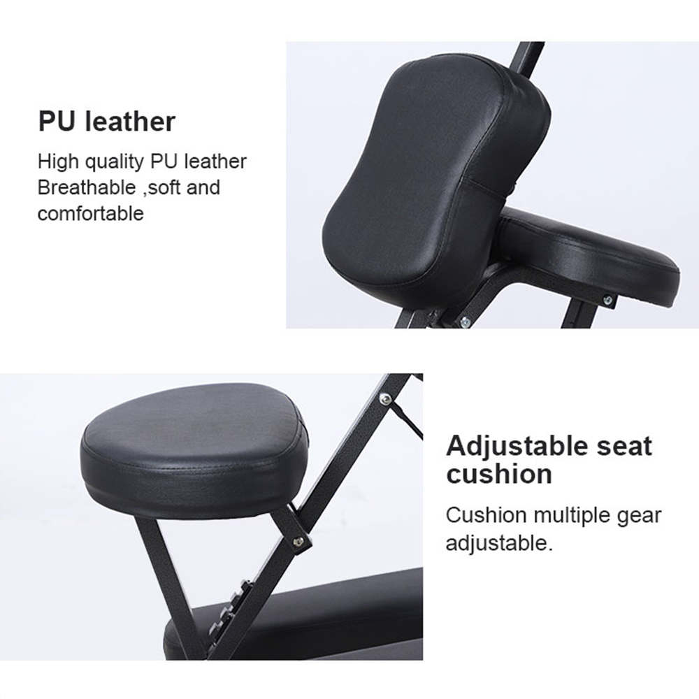 Professioneller Endure faltbarer tragbarer ergonomischer Massagestuhl