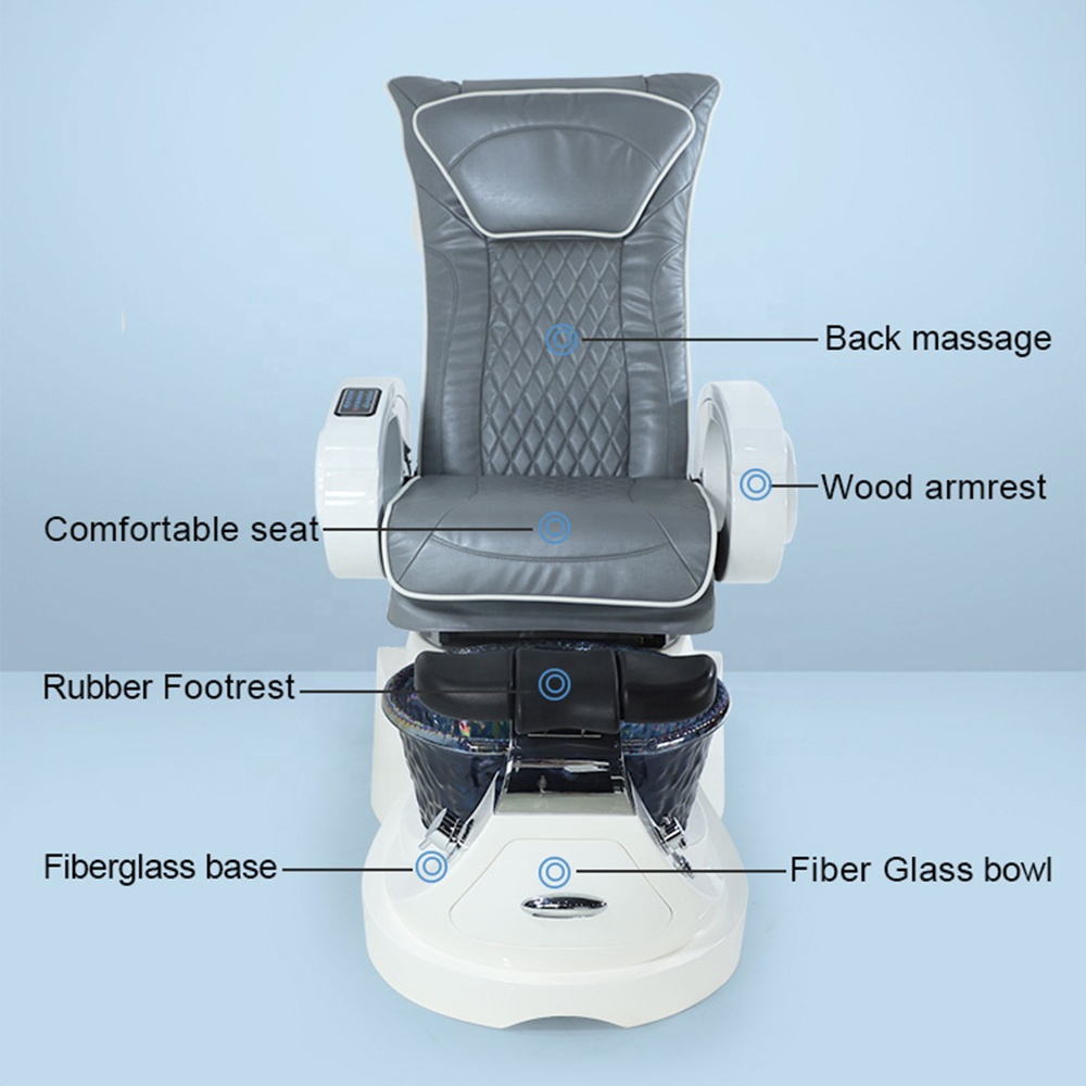 Elektrische Entladungspumpe Fußbad Human Touch Massage Maniküre Pediküre Stuhl