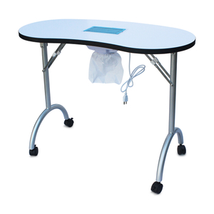 Tragbare Nail Tech Desk Station, faltbarer Maniküretisch – Kangmei