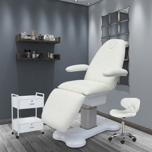 Weißer Luxus-Salon-Badekurort-elektrischer justierbarer Behandlungs-Massage-Schönheits-Bett-Gesichtskosmetik-Stuhl