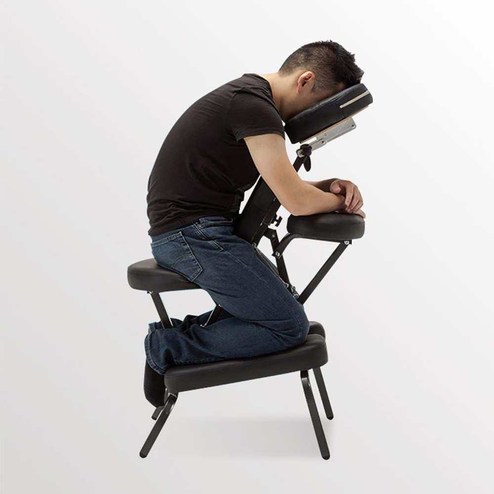 Professioneller Endure faltbarer tragbarer ergonomischer Massagestuhl
