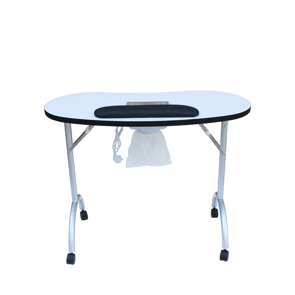 Moderne billige Schönheits-Spa-Salon-Möbel-beweglicher faltender Nagel-Maniküre-Tisch mit Ventilator