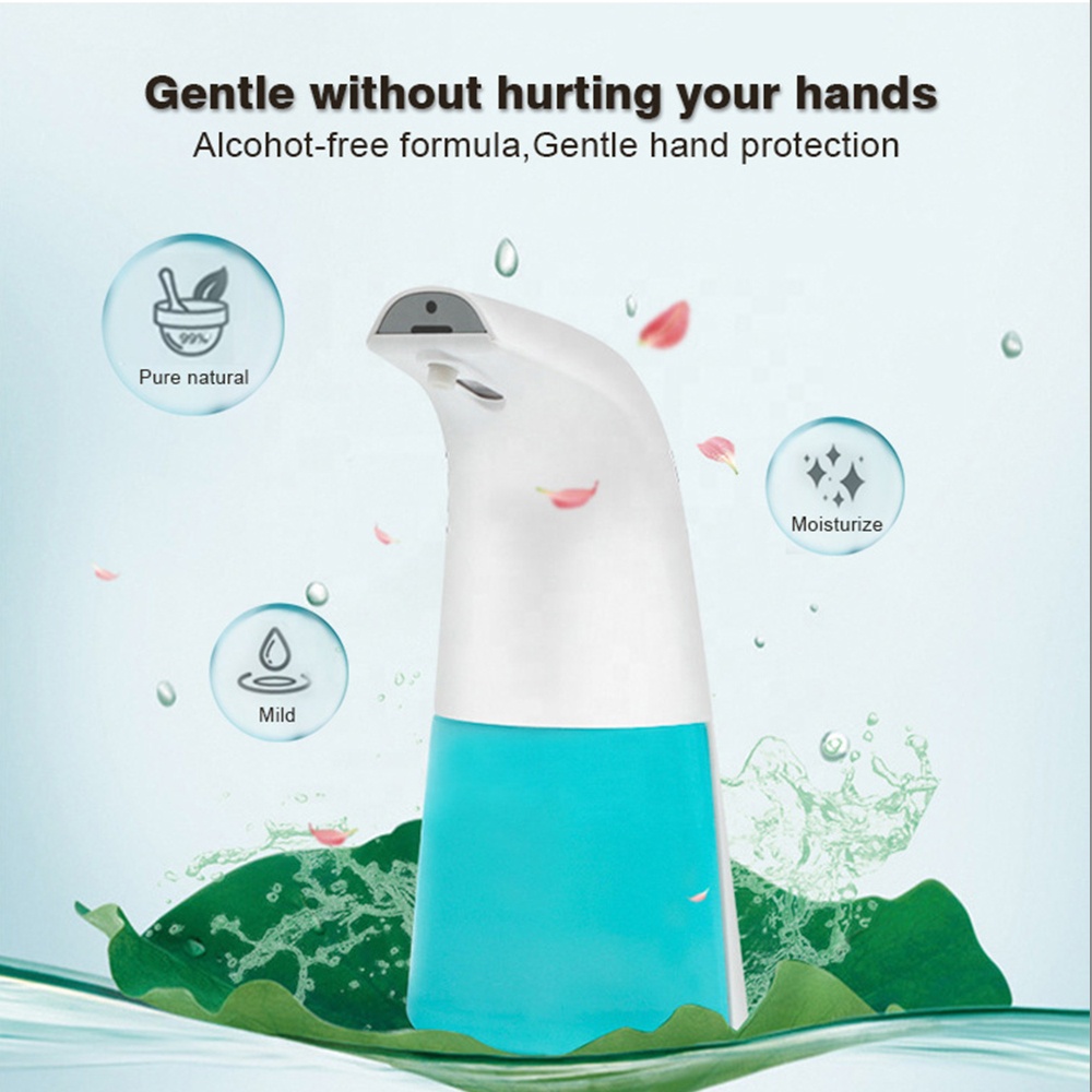 Induktions-Infrarot-Händedesinfektionsmittel, elektrischer flüssiger Wasserschaum, intelligenter Bewegungssensor, berührungsloser, wiederaufladbarer automatischer Seifenspender