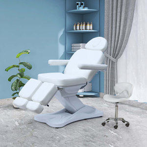 Elektrischer Tattoo-Podiatrie-Stuhl, weißes Gesichtsbett für den Salon