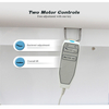 Luxuriöser elektrischer Massagetisch aus Gold. Beauty Spa-Gesichtsbett